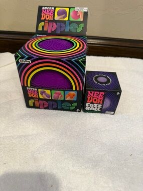 Super NeeDoh Ripples Purple Sensory Toy by Schylling